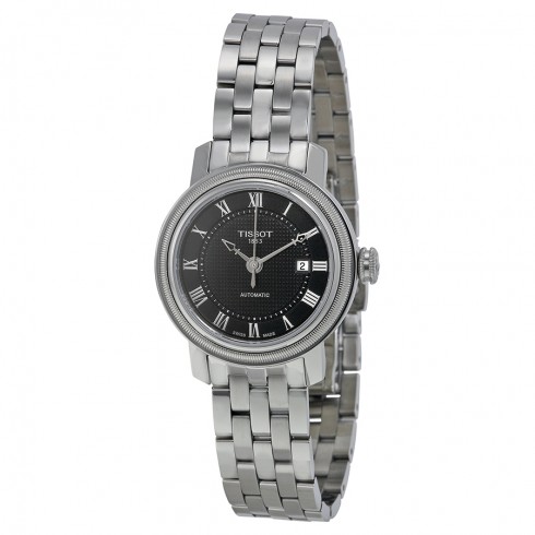 Tissot Bridgeport Lady Black Dial Stainless Steel Ladies Watch T0970071105300 watches