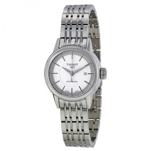 Tissot Carson Automatic White Dial Stainless Steel Ladies Watch T0852071101100 watches