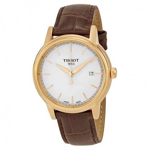 Tissot Carson White Dial Brown Leather Men's Watch T0854103601100 watches