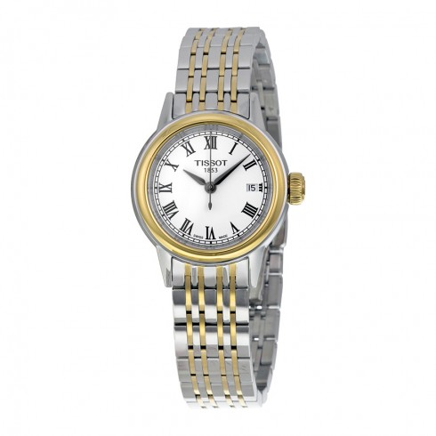 Tissot Carson White Dial Two-tone Ladies Watch T0852102201300 watches