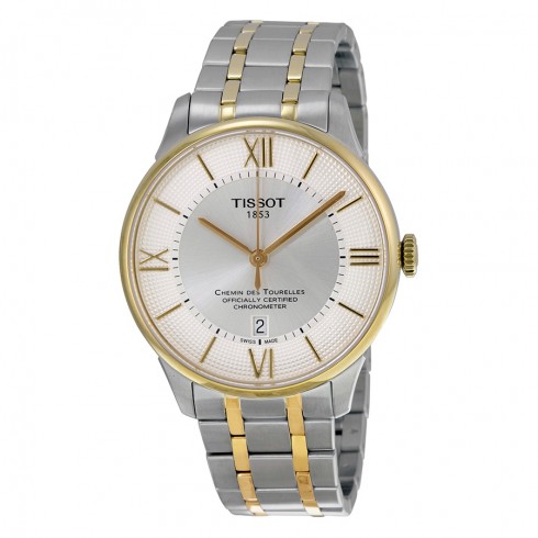 Tissot Chemin Des Tourelles Automatic Silver Dial Two-tone Men's Watch T099.408.22.038.00 watches