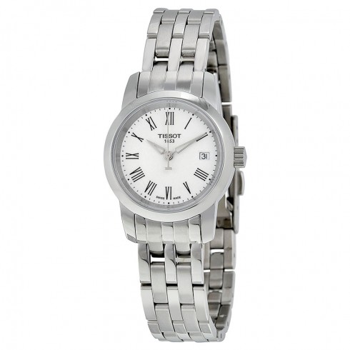 Tissot Classic Dream Jungfraubahn White Dial Stainless Steel Ladies Watch T0332101101310 watches