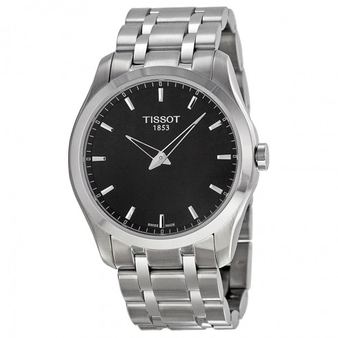 Tissot Couturier Black Dial Stainless Steel Men's Watch T0354461105100 watches