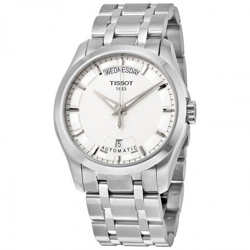Tissot Couturier Day-Date Silver Dial Men's Watch T035.407.11.031.00 watches