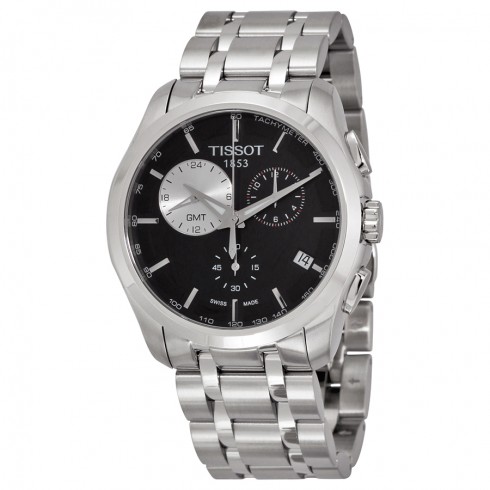 Tissot Couturier GMT Black Dial Trend Men's Watch T0354391105100 watches