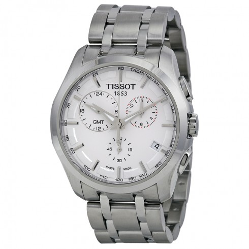 Replica Tissot Couturier GMT Silver Dial Trend Men's Watch T0354391103100 Watch