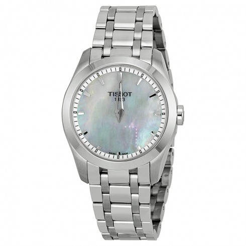 Tissot Couturier Mother of Pearl Dial Stainless Steel Ladies Watch T0352461111100 watches
