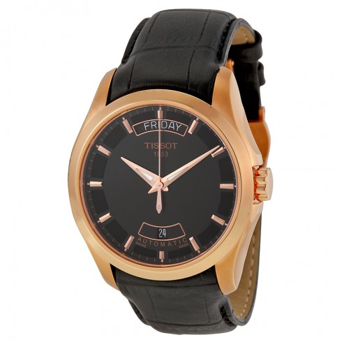 Tissot Couturier Rose Gold Tone Men's Watch T0354073605100 watches
