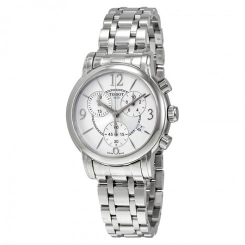 Tissot Dressport Chronograph Silver Dial Stainless Steel Ladies Sports Watch watches