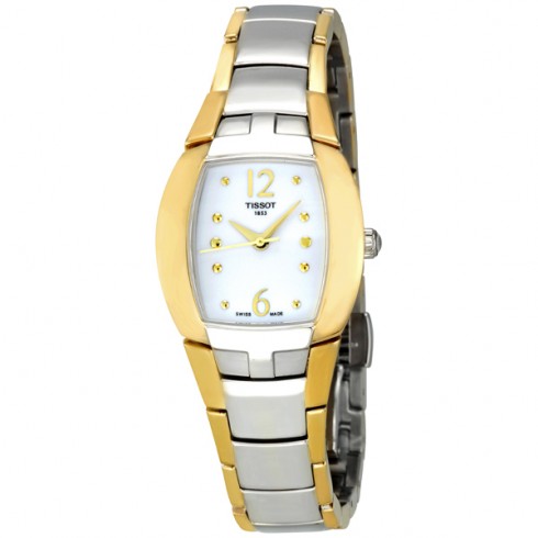 Tissot Femini-T Mother of Pearl Stainless Steel Ladies Watch T0533102201700 watches