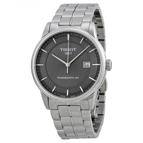 Tissot Luxury Automatic Anthracite Dial Stainless Steel Men's Watch T0864071106100 watches