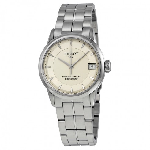 Tissot Luxury Automatic Ivory Dial Stainless Steel Ladies Watch T086.208.11.261.00 watches