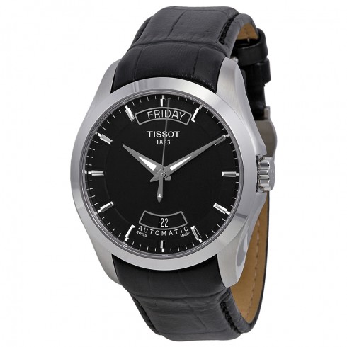 Tissot Men's Couturier Black Dial Watch T035.407.16.051.00 watches