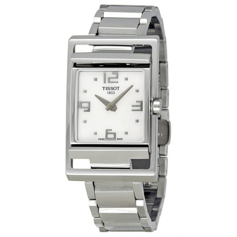 Tissot My-T Open Steel Mother of Pearl Dial Ladies Watch T0323091111700 watches