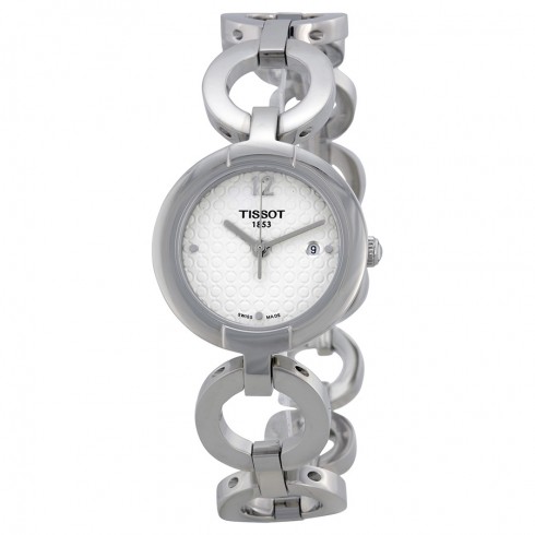Tissot Pinky White Dial Stainless Steel Ladies Watch T0842101101701 watches