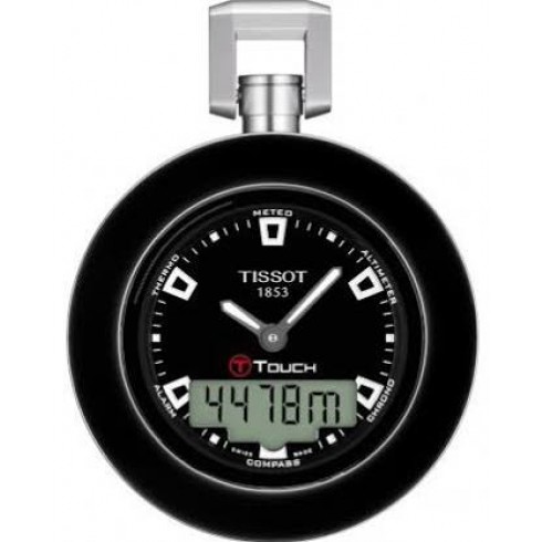 Tissot Pocket Touch Black Dial Stainless Steel Case Men's Quartz Watch T8574201905100 watches