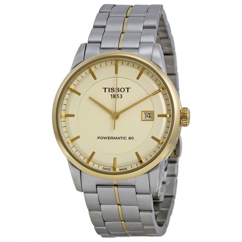 Tissot Powermatic 80 Ivory Dial Stainless Steel Men's Watch T0864072226100 watches