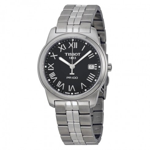 Tissot PR 100 Black Dial Bracelet Men's Watch T0494101105301 watches
