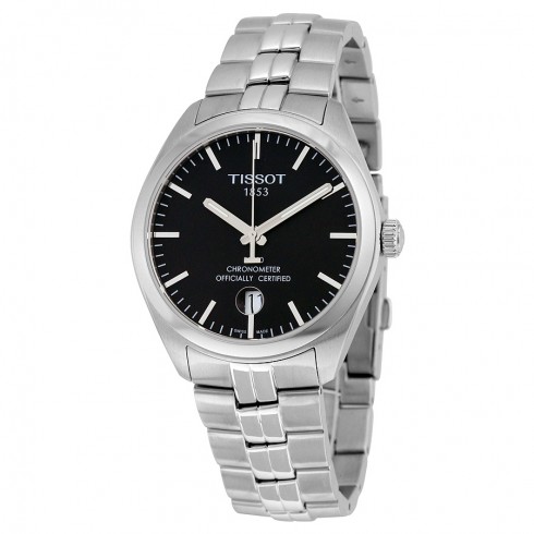 Tissot PR 100 COSC Black Dial Stainless Steel Men's Watch T1014511105100 watches