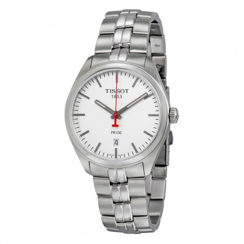 Tissot PR 100 NBA Special Edition Silver Dial Stainless Steel Men's Watch T1014101103101 watches