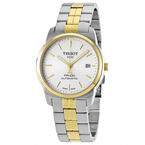 Tissot PR100 Automatic Silver Dial Men's Watch T0494072203100 watches