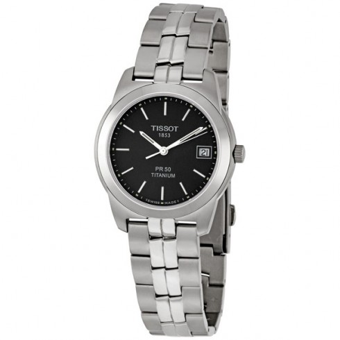 Tissot PR50 Titanium Black Men's Watch T34.7.481.61 watches