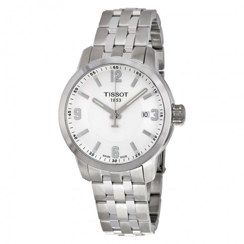 Tissot PRC 200 White Dial Stainless Steel Men's Watch T0554101101700 watches