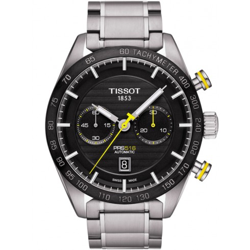 Tissot PRS 16 Black Dial Automatic Men's Chronograph Watch T100.427.11.051.00 watches