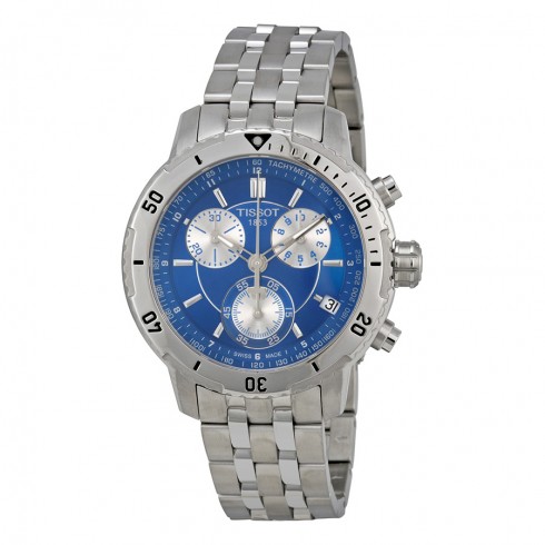 Tissot PRS 200 Chronograph Blue Dial Quartz Sport Men's Watch T0674171104100 watches