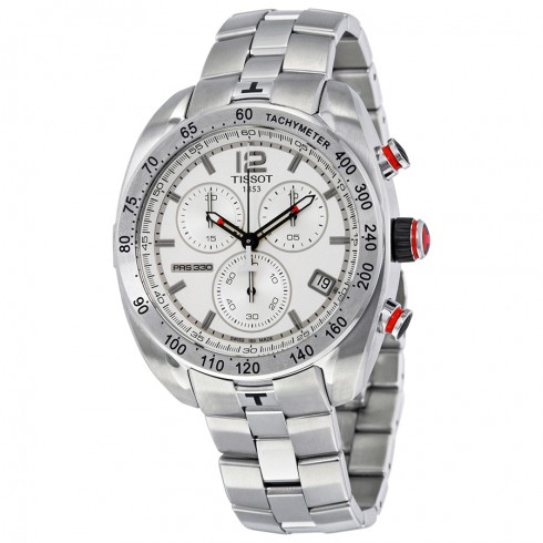 Tissot PRS 330 Chronograph Silver Dial Men's Watch T0764171103700 watches