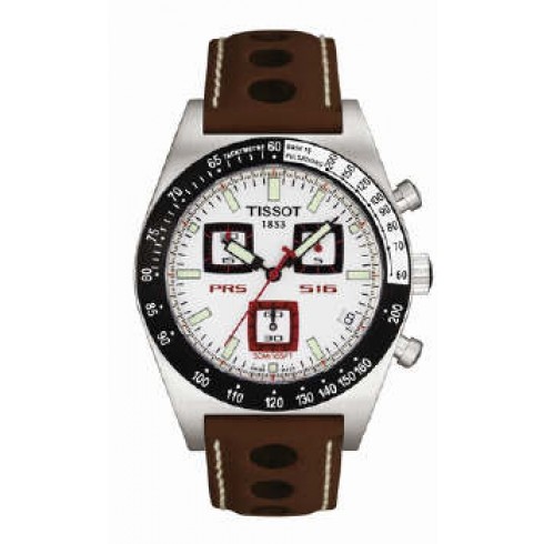 Tissot PRS516 Steel Chronograph Brown Men's Watch T91.1.416.31 watches