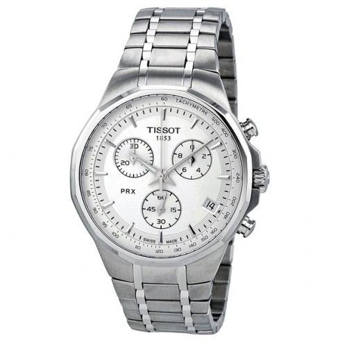 Tissot PRX Classic Chronograph Silver Dial Men's Watch T0774171103100 watches