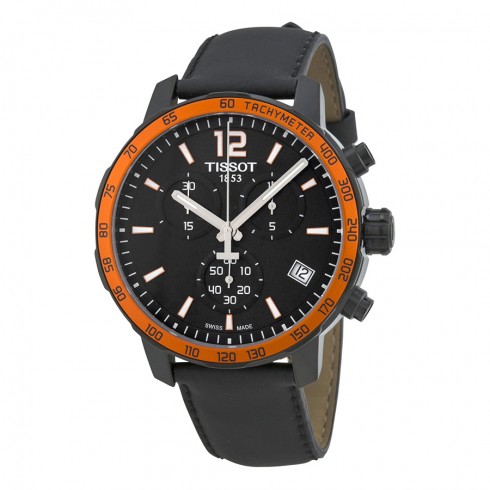Tissot Quickster Black Dial Black Silicone Men's Watch T0954173605701 watches