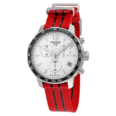 Tissot Quickster Chicago Bulls NBA Special Edition Silver Dial Men's Watch T0954171703704 watches