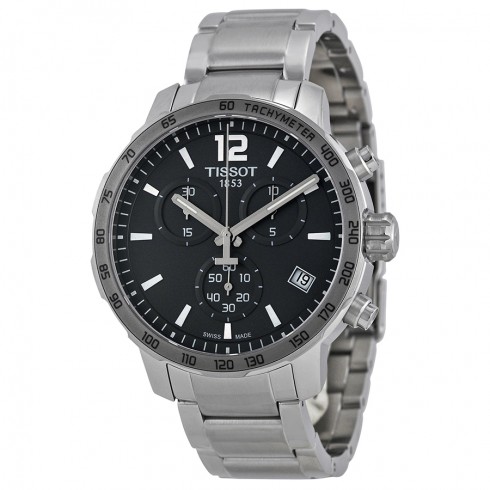 Tissot Quickster Chronograph Anthracite Dial Stainless Steel Men's Watch T0954171106700 watches