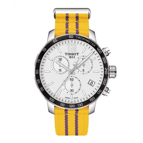 Tissot Quickster Lakers NBA Special Edition Silver Dial Men's Watch T0954171703705 watches
