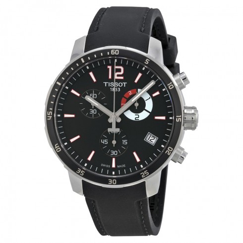 Tissot Quickster Soccer World Cup Black Dial Black Silicone Men's Watch T0954491705700 watches