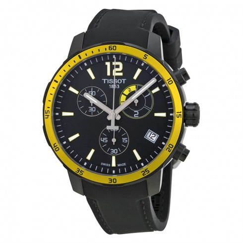 Tissot Quickster Soccer World Cup Black Dial Black Silicone Men's Watch T0954493705700 watches