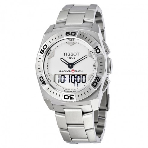 Tissot Racing Touch Silver Dial Stainless Steel Men's Watch T0025201103100 watches