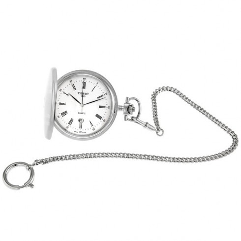 Tissot Savonnettes Stainless Steel Pocket Watch T83655313 watches