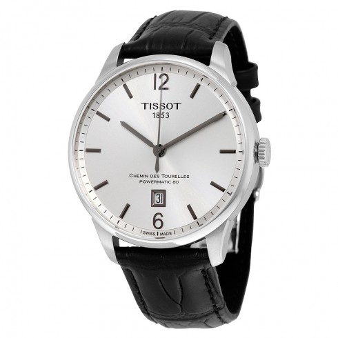 Tissot T-Classic Chemin Des Tourelles Silver Dial Automatic Men's Watch T0994071603700 watches