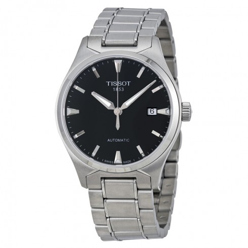 Tissot T Tempo Automatic Black Dial Stainless Steel Men's Watch T0604071105100 watches