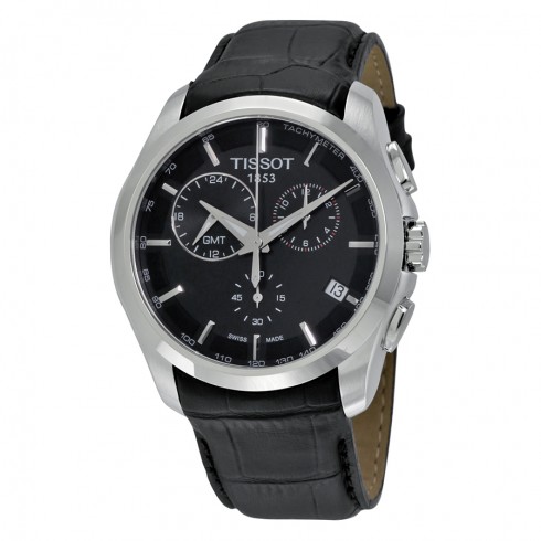 Tissot T-Trend Couturier Chronograph GMT Black Dial Men's Watch T0354391605100 watches