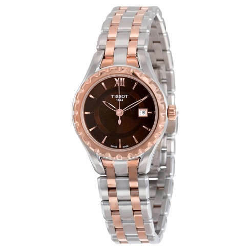 Tissot T-Trend Lady Brown Dial Two-tone Ladies Watch Watch T0720102229800 watches