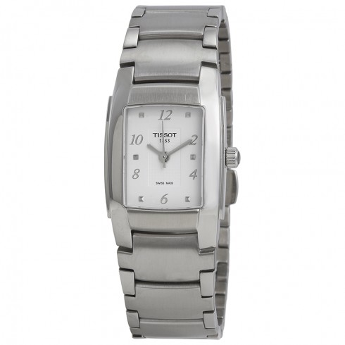Tissot T-10 White Dial Stainless Steel Ladies Watch Ladies Watch T0733101101701 watches