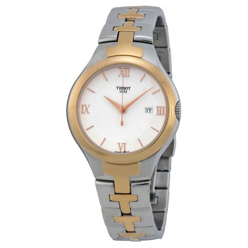 Tissot 'T12' Two-tone Stainless Steel Ladies Watch T0822102203800 watches