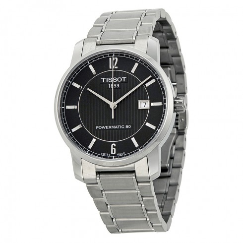 Tissot T-Classic Automatic Black Dial Two-tone Men's Watch T0874074405700 watches