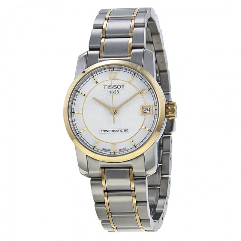 Tissot T-Classic Automatic Mother of Pearl Dial Two-tone Ladies Watch T0872075511700 watches