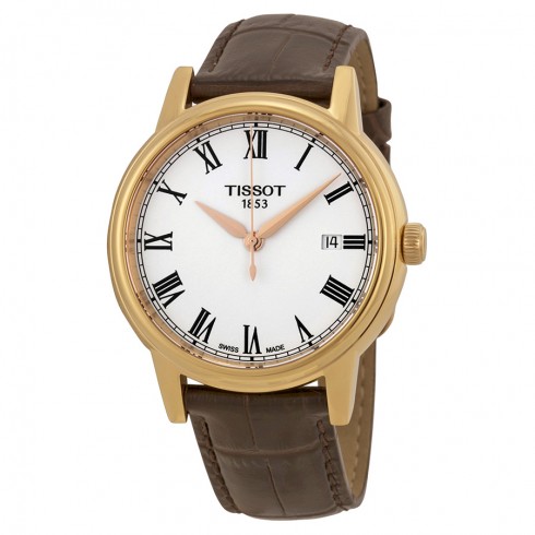 Tissot T-Classic Carson White Dial Rose Gold-tone Men's WatchT0854103601300 watches