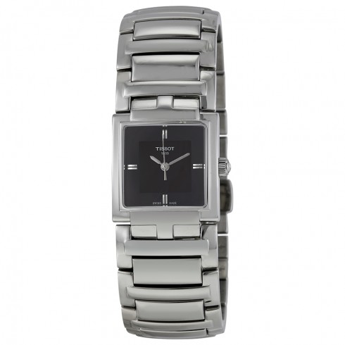 Tissot T-Evocation Black Dial Stainless Steel Ladies Watch T0513101105100 watches